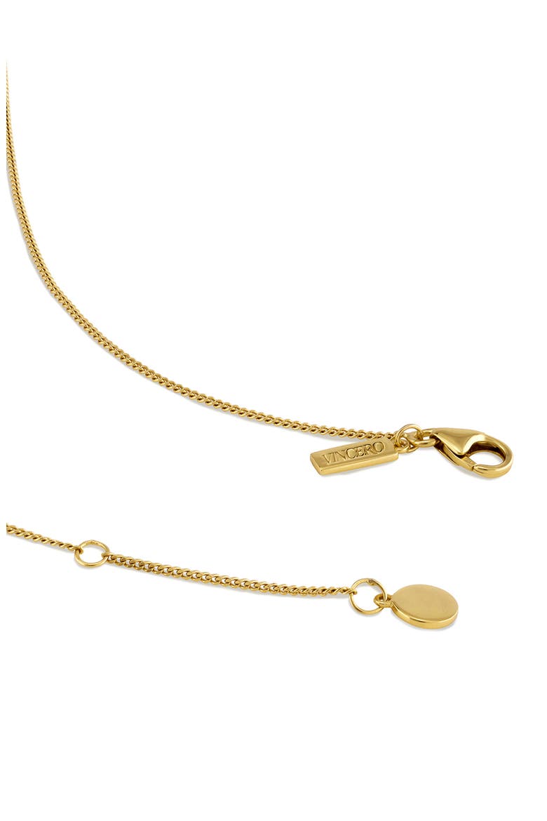 Courage Evil Eye Pendant Necklace, Alternate, color, GOLD