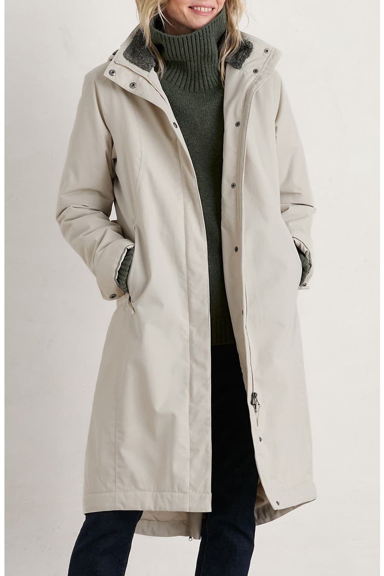 Janelle Waterproof Coat, Main, color, ARAN