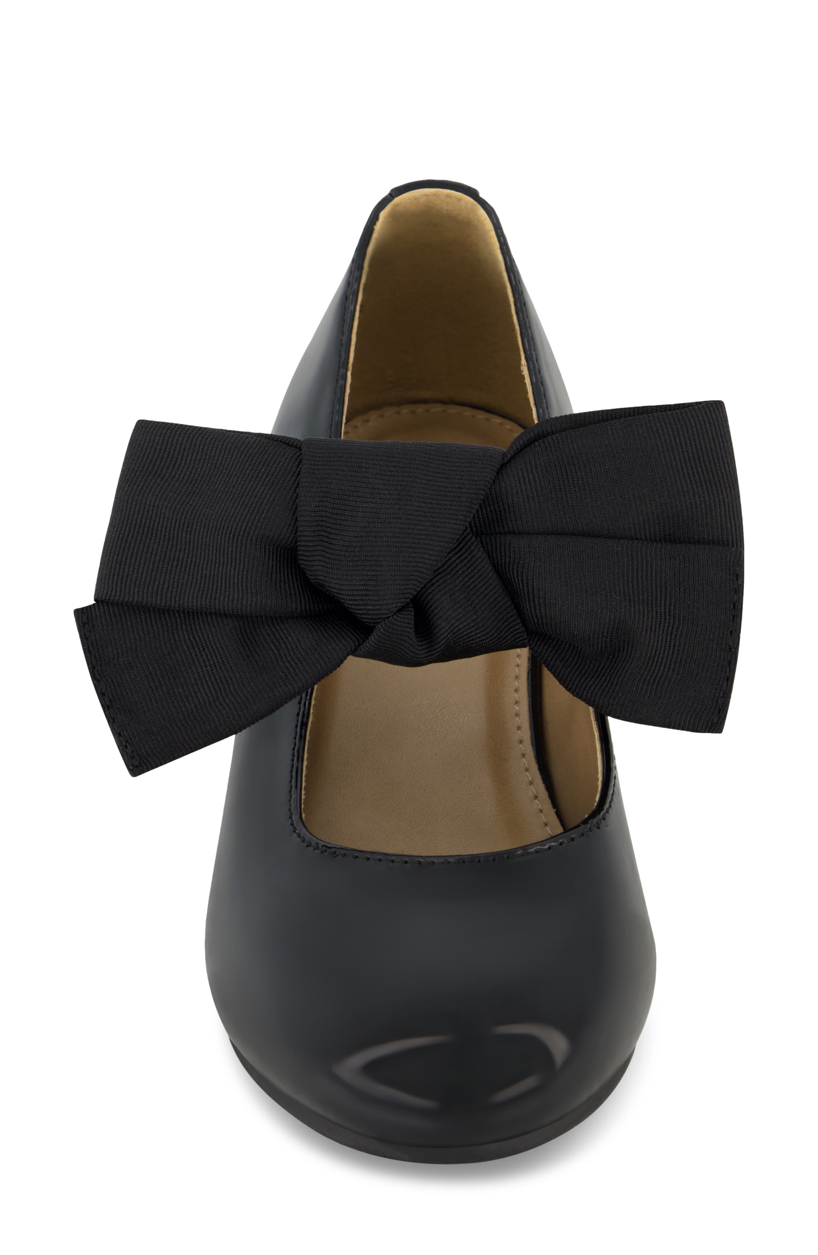 Kids' Bianca Teddy Dress Shoe, Alternate, color, BLACK