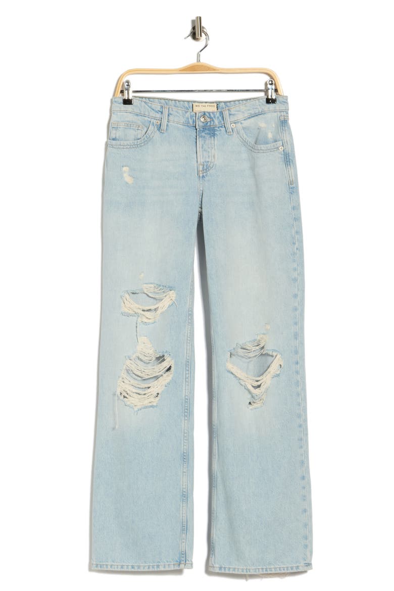Tennessee Low Rise Boyfriend Jeans, Main, color, MYSTIC BLUE