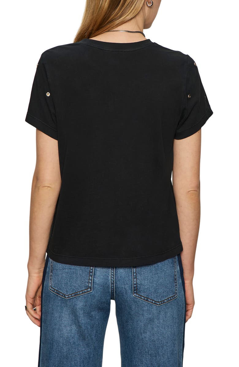 Sanctuary Organic Cotton T-Shirt, Alternate, color, Faded Black