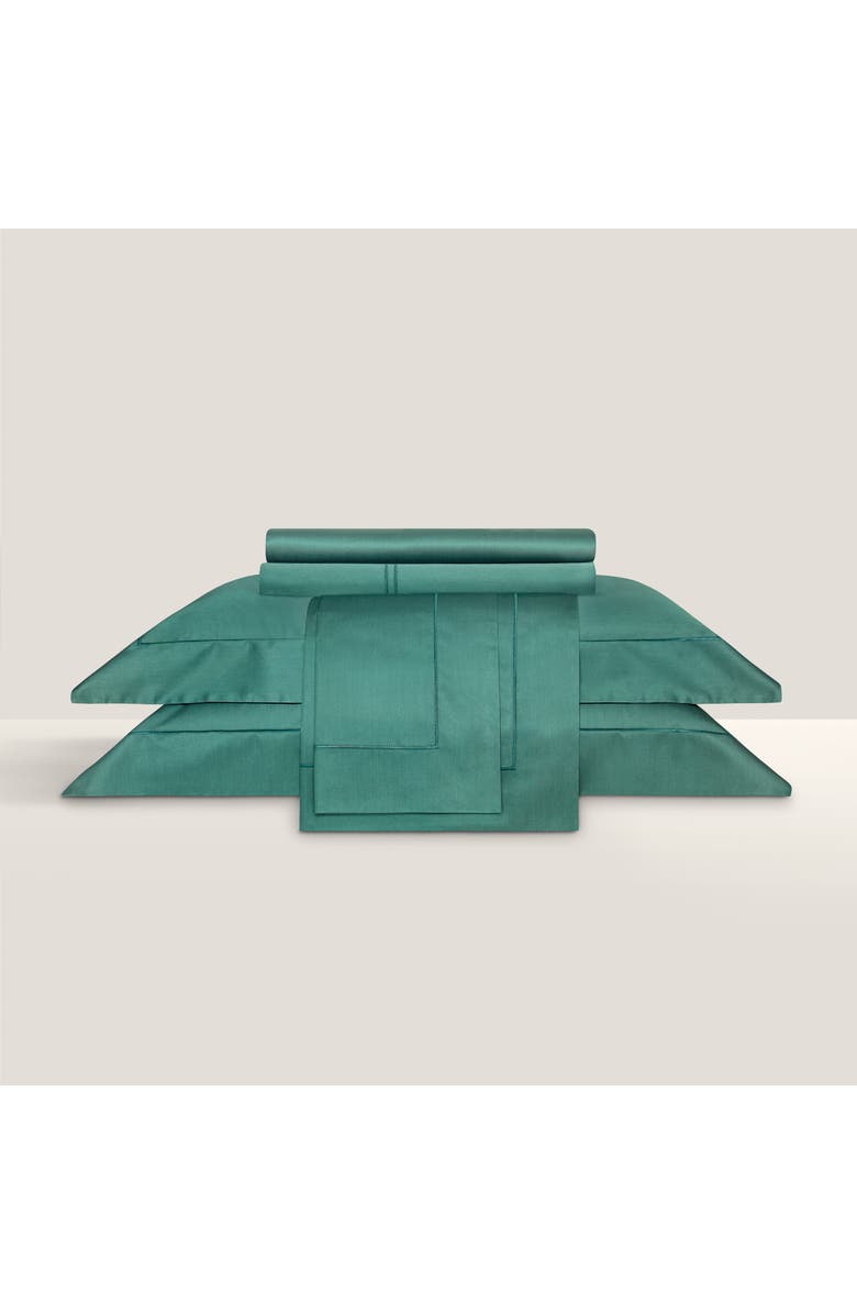 Togas Rhapsody Fitted Sheet, Alternate, color, Green