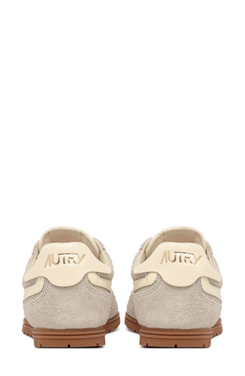 Autry 'windspin Low' Grey Sneaker With Logo On The Side And On The Heel