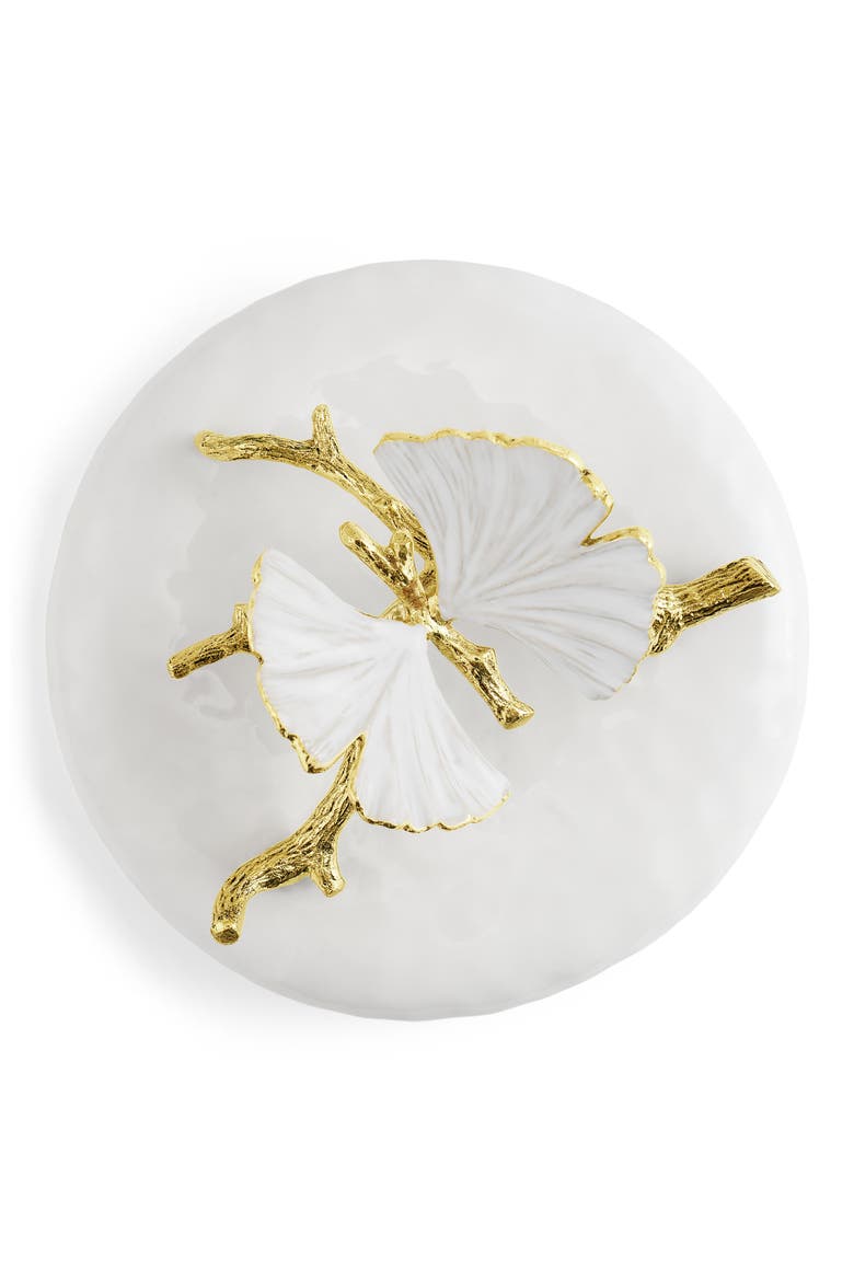 Butterfly Ginkgo Small Canister, Alternate, color, WHITE/ GOLD