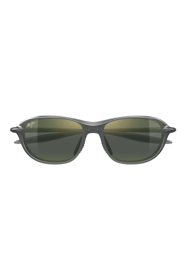 62mm PolarizedPlus2® Oval Sunglasses, Main, color, GREY