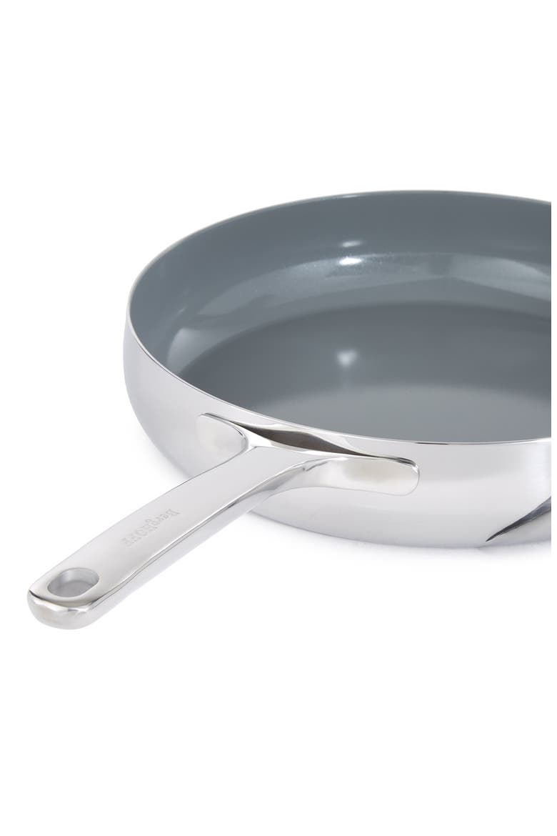 Belly Tri-Ply Stainless Steel Skillet, Alternate, color, STELLAR