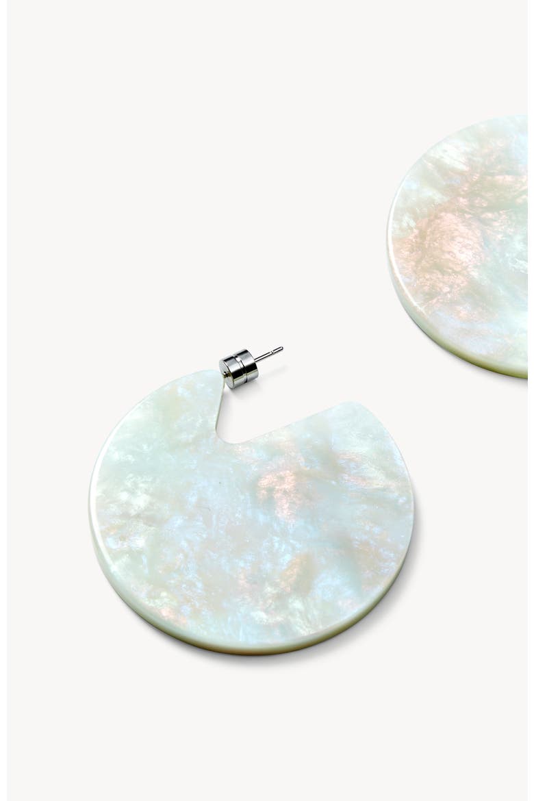 Clare Earrings, Alternate, color, Astral Mint