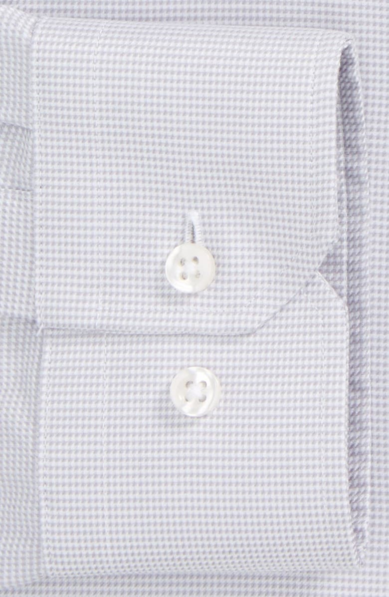 John W. Nordstrom<sup>®</sup> Trim Fit Non-Iron Houndstooth Dress Shirt, Alternate, color, 