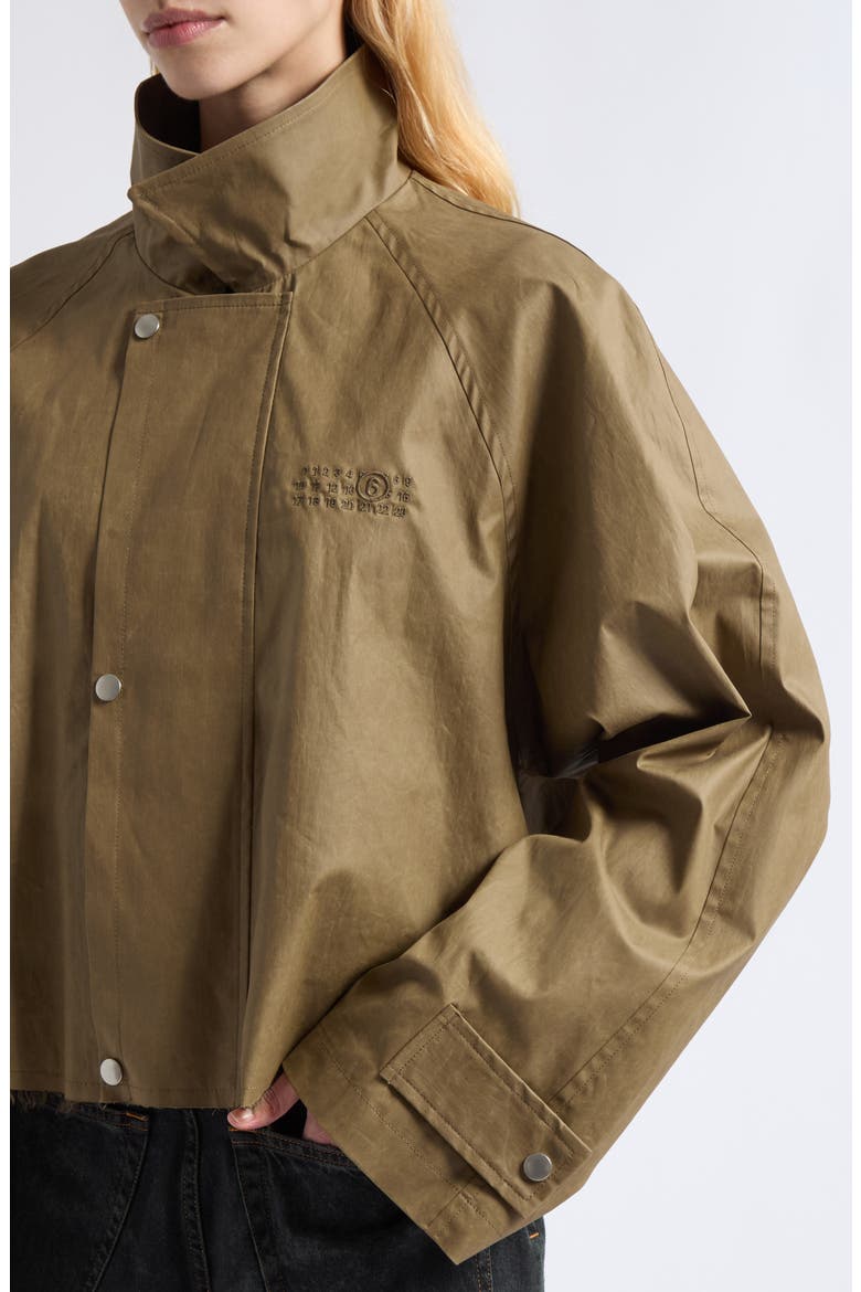 Cropped Sports Jacket, Alternate, color, KHAKI