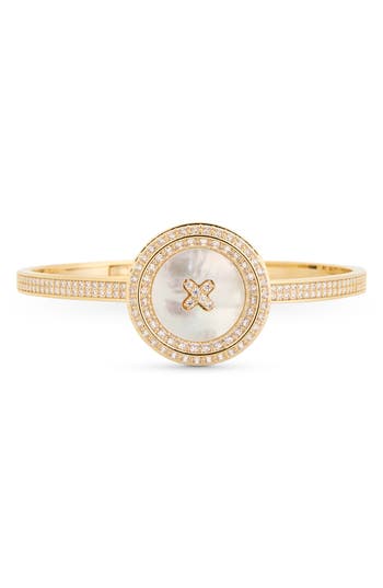 Eye Candy Los Angeles Lina Medallion Cuff Bracelet