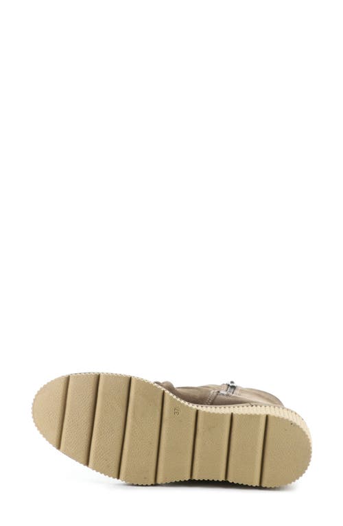 Bos. & Co. Alina Waterproof Platform Wedge Bootie In Brown