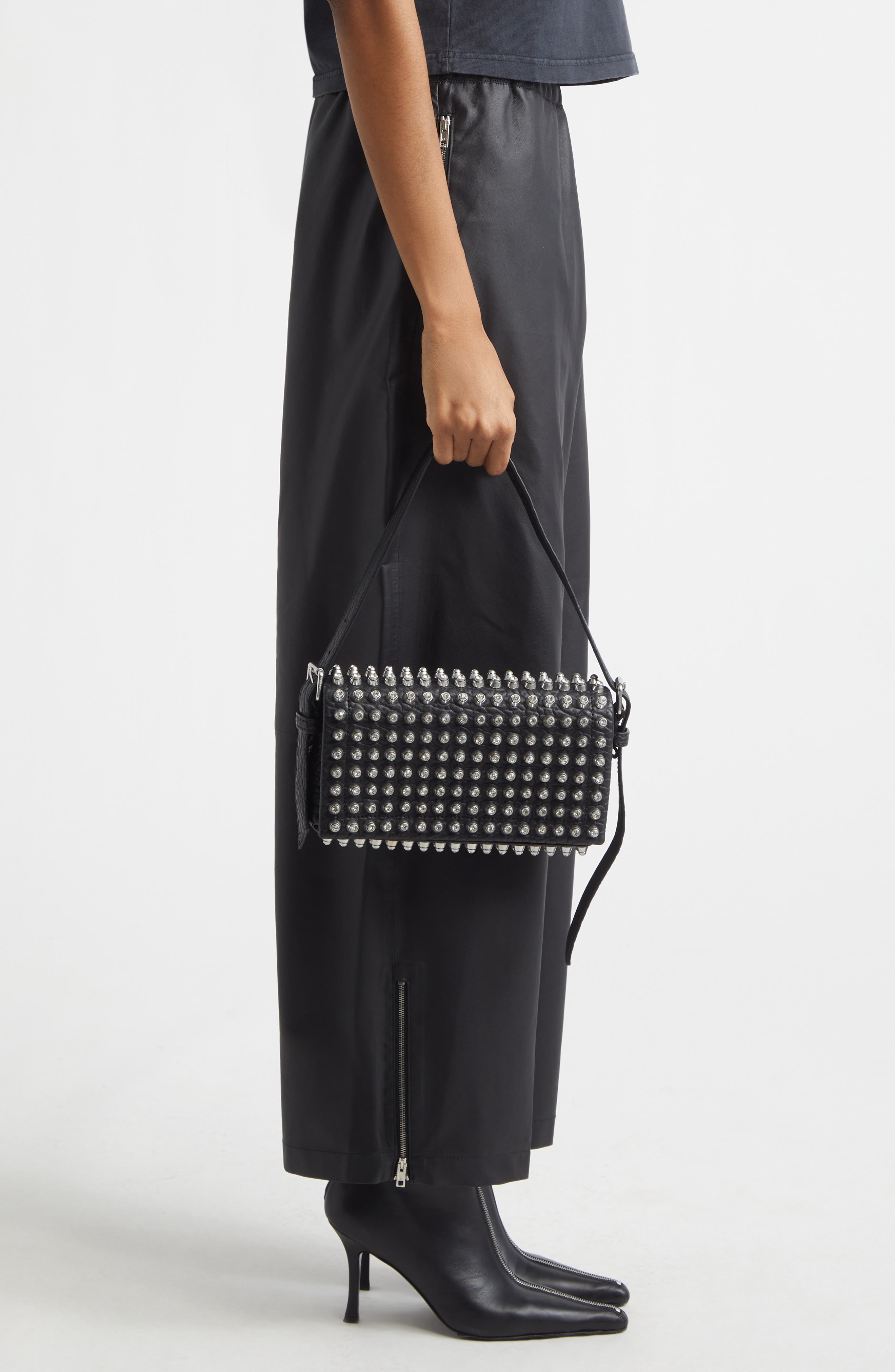 【Hedi Slimane: Rock Diary】シュリンク包装未開封新品 Alexander Wang Slim Ricco Crown Studded Leather Shoulder Bag