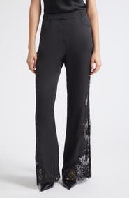 Toccin Priya Lace Detail Flared Pants
