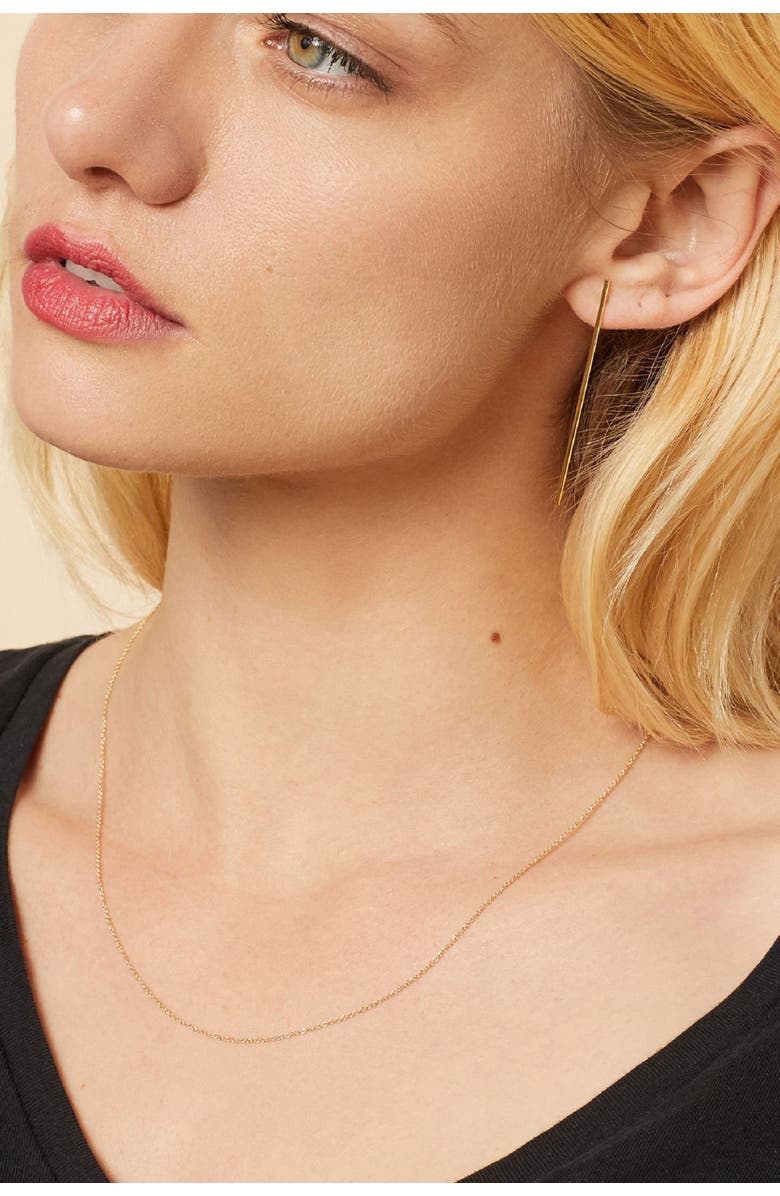 Oradina 18K Gold Rimini Rolo Chain, Alternate, color, White Gold