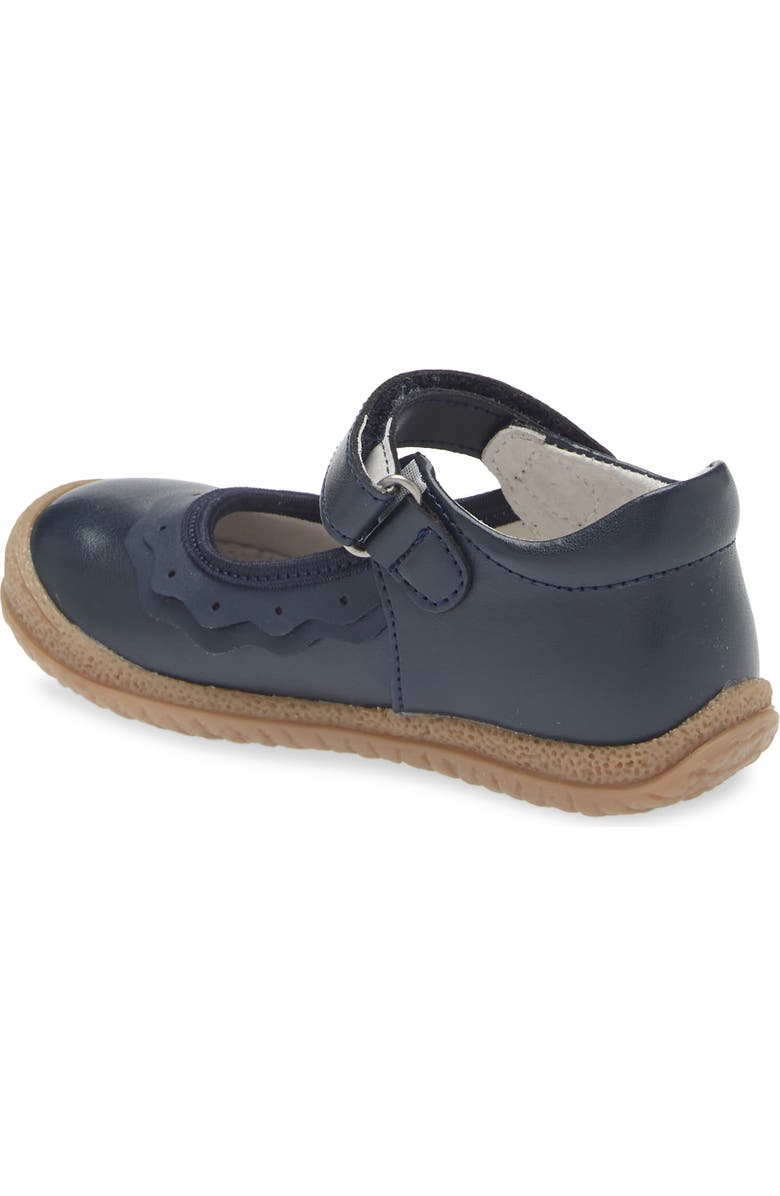 L'AMOUR Kids' Paige Ruffle Mary Jane, Alternate, color, Navy