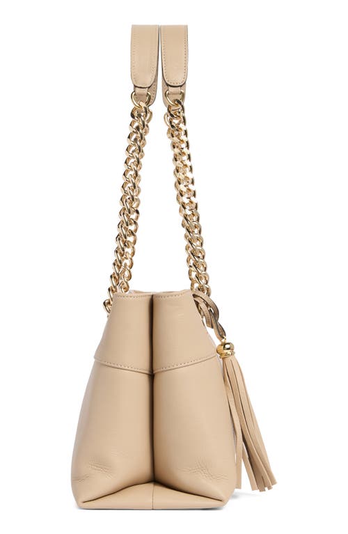 Valentino By Mario Valentino Kalo Signature Leather Tote Bag In White