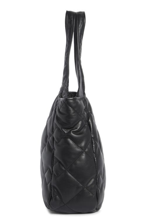 Sam Edelman Khiara Quilted Tote In Black