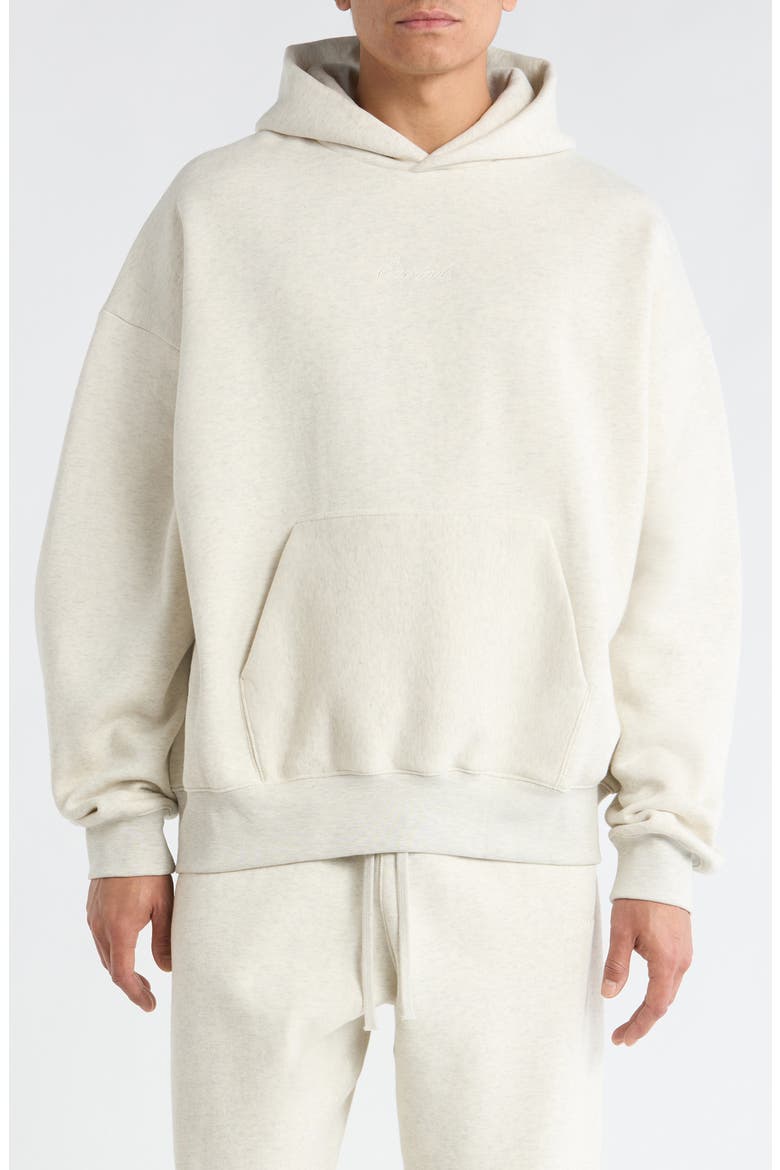 Signature Classic Fit Hoodie, Main, color, OATMEAL HEATHER
