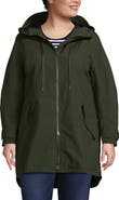 Lands' End Plus Size Squall A-Line Rain Jacket