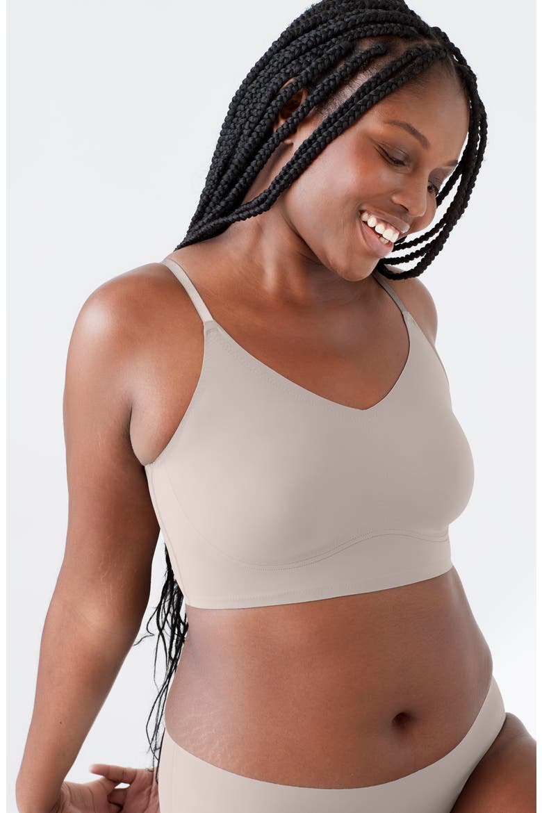 True Body Lift Triangle Bra, Alternate, color, MINK