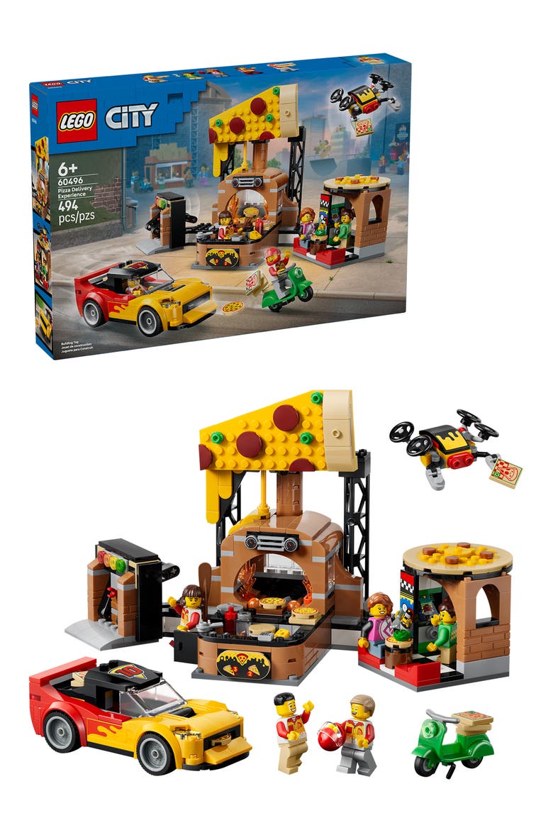 Pizza Delivery Experience 60496 Building Set, Alternate, color, MULTI