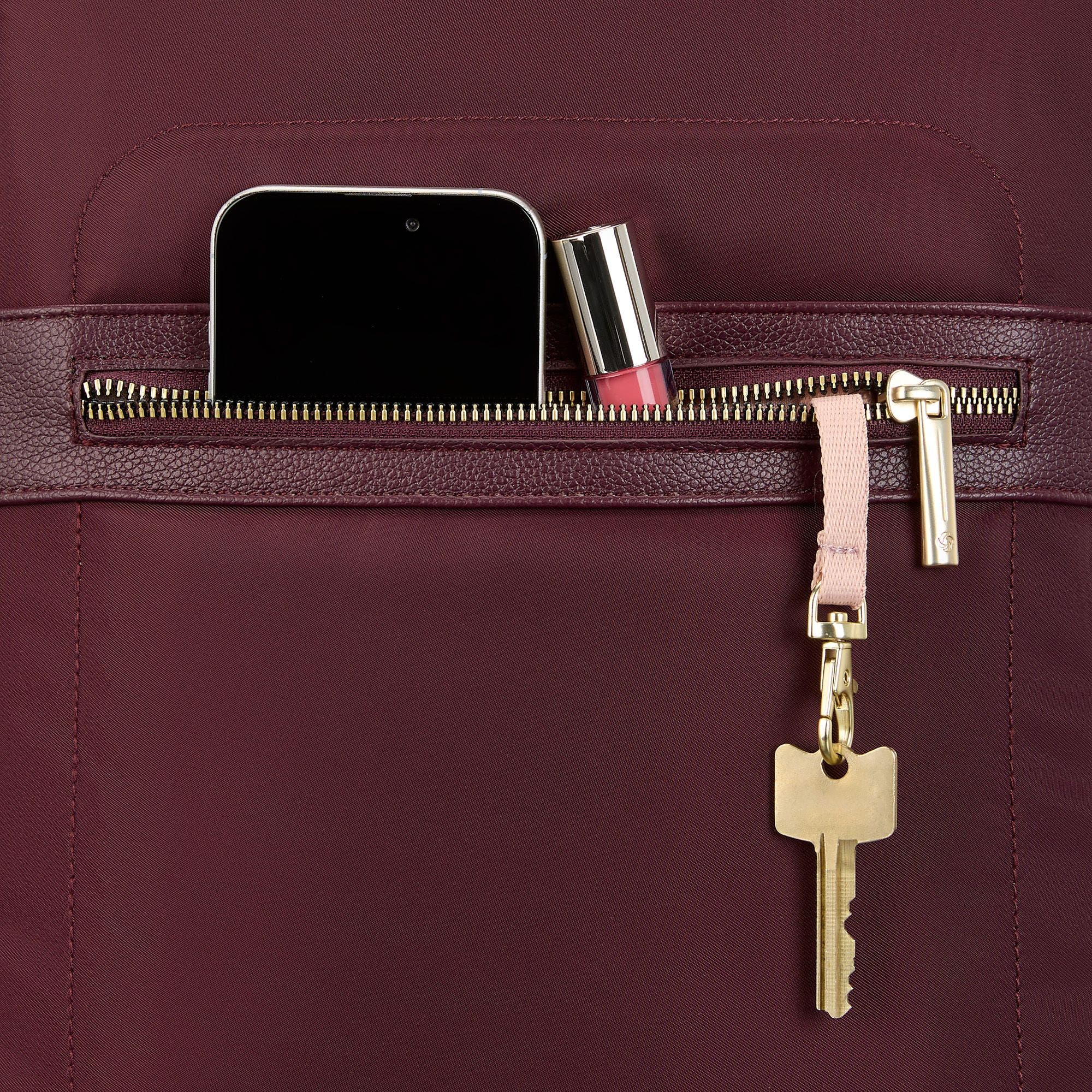 Mobile Solution 2 16" Essential Backpack with Laptop Compartment, Alternate, color, Merlot