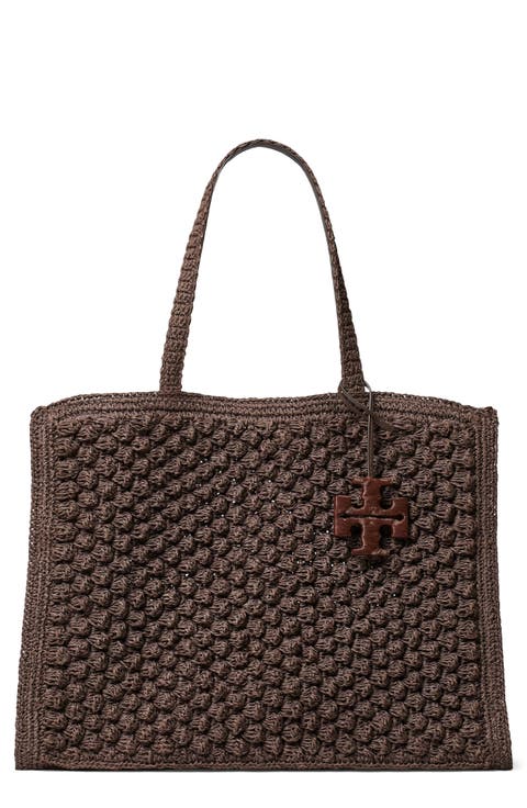 Ella Hand Crochet Straw Bag