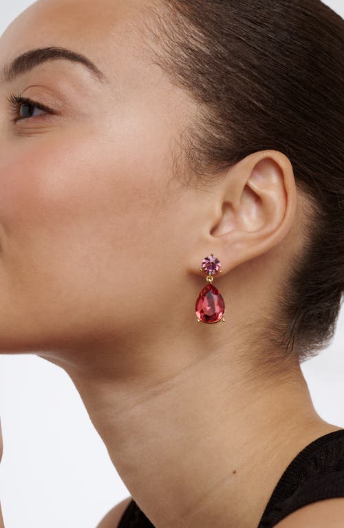 Ted Baker Teaire Crystal Drop Earrings In Red