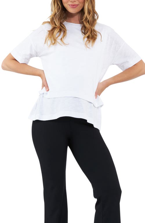 Ripe Maternity Claud Nursing Tee In White