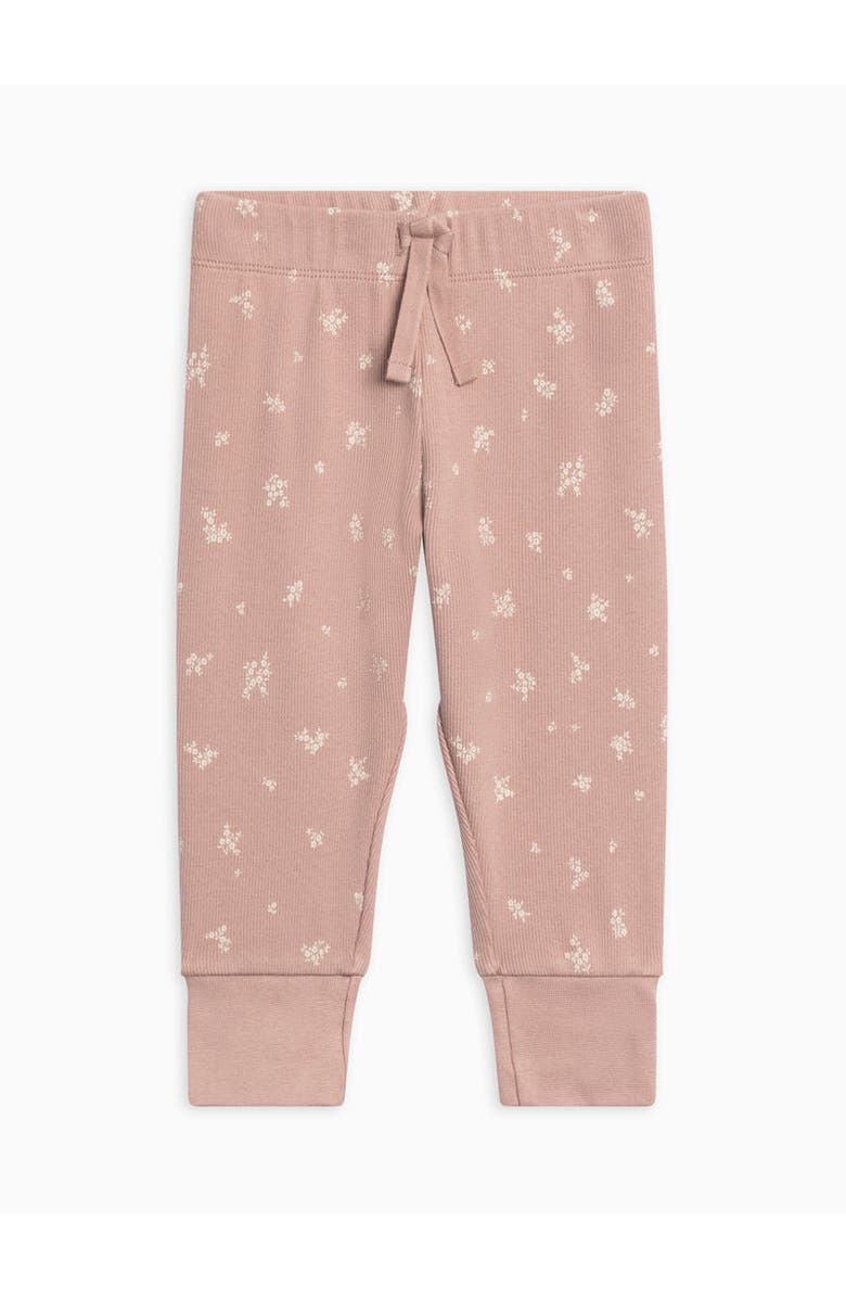 Kendi Charlie Ribbed Joggers, Main, color, Amaya Floral / Mauve