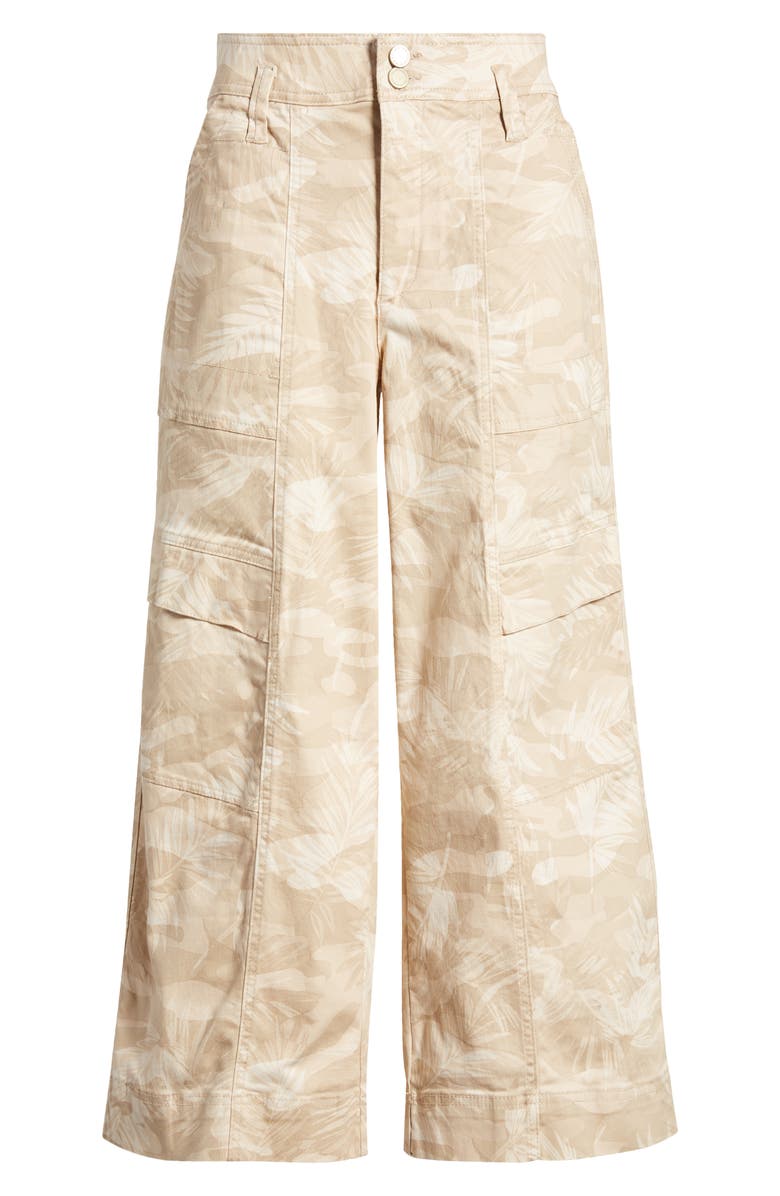 Wit & Wisdom 'Ab'Solution Skyrise Camo Crop Wide Leg Pants, Alternate, color,