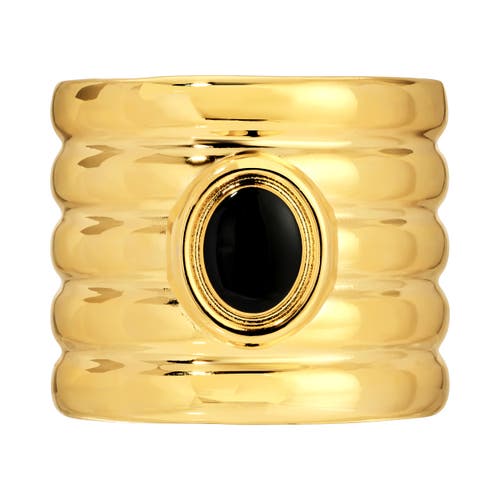 Heaven Mayhem Clarke 18k Gold-plated Cuff In Gold