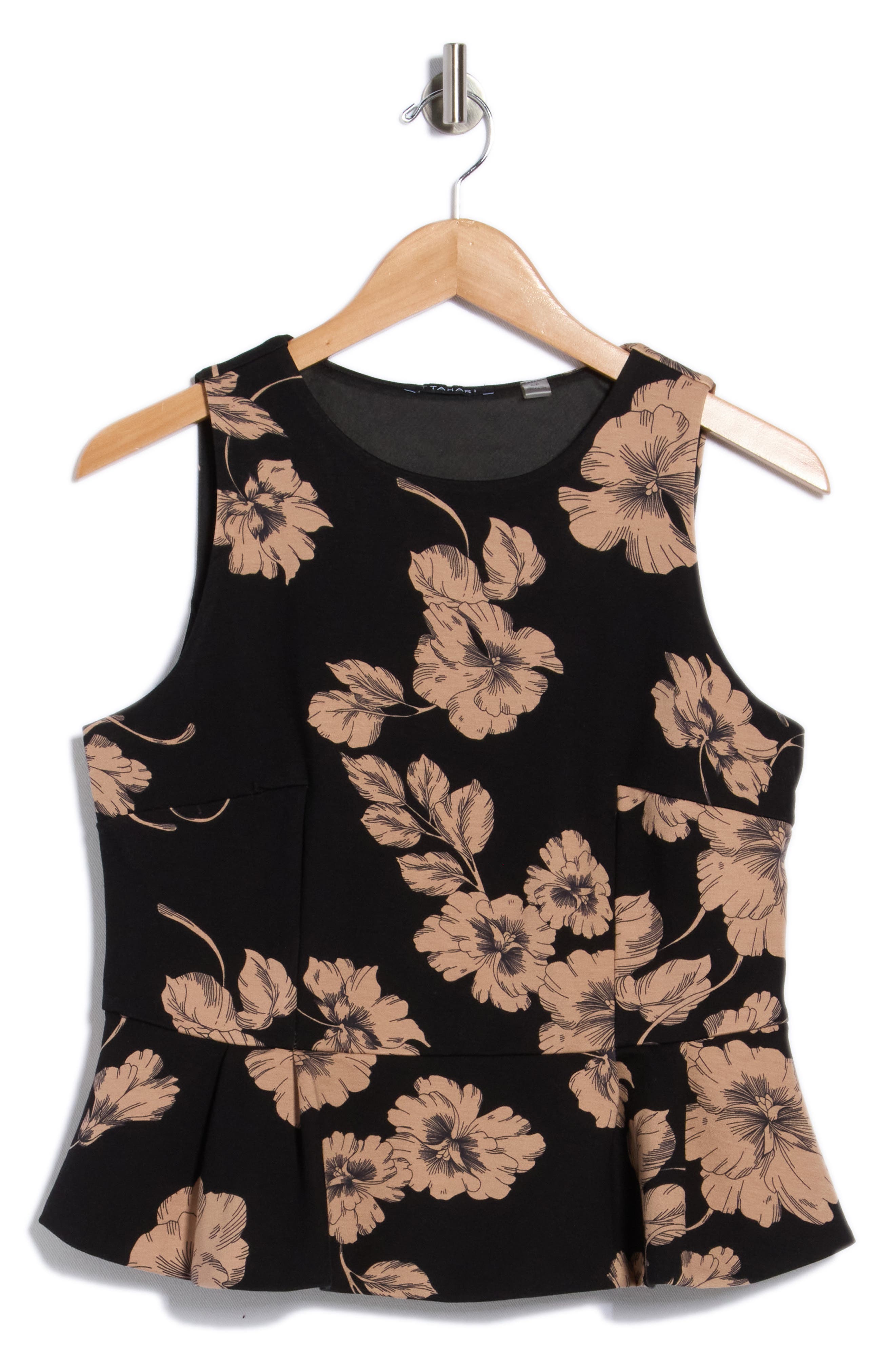 Sleeveless Peplum Top