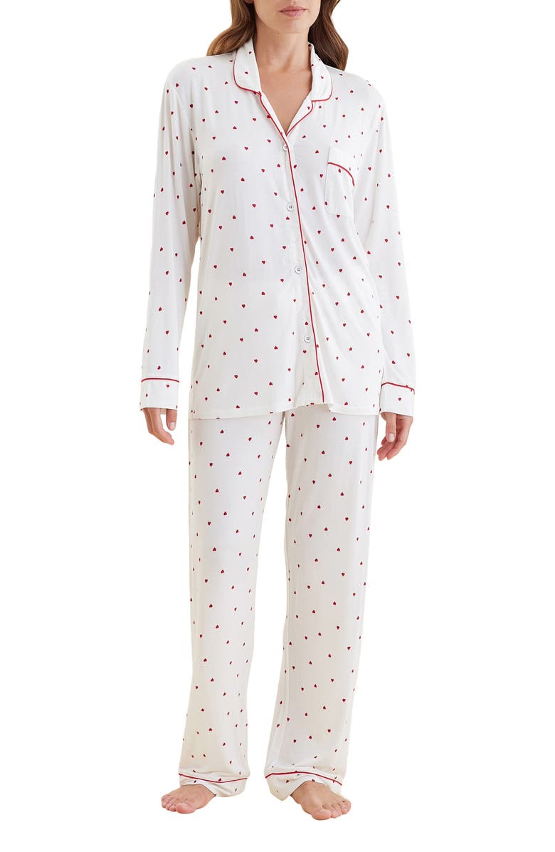Papinelle Kate Stretch Modal Pajamas, Main, color,