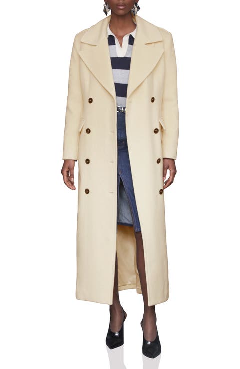 Double Breasted Tailored Maxi Coat