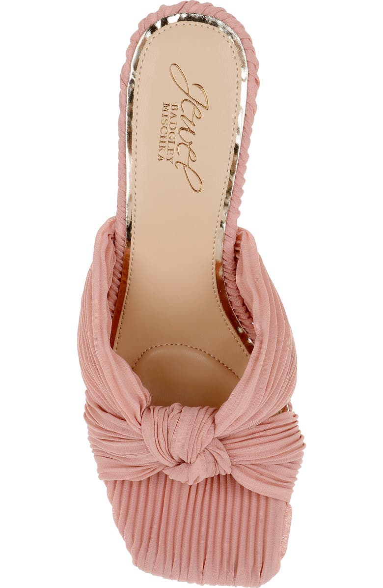 Jewel Badgley Mischka Hype Wedge Slide Sandal, Alternate, color, Rosgld Fab