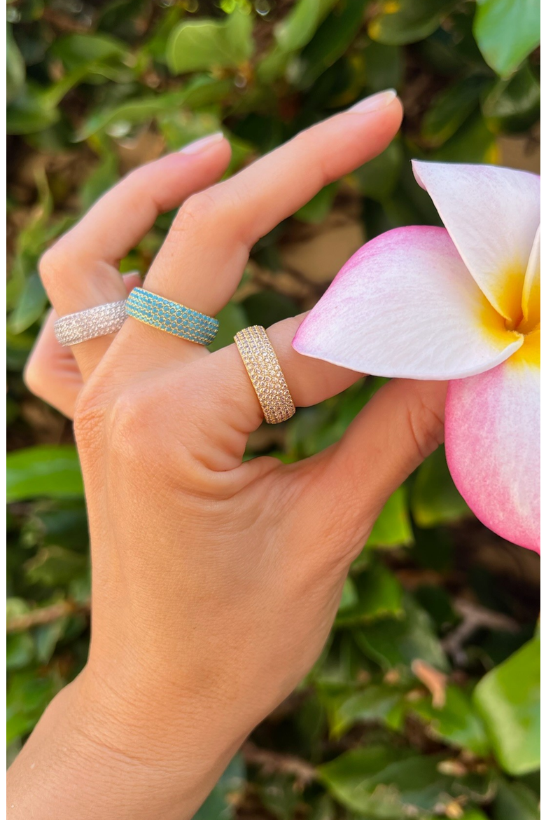 Mini Billionaire Ring, Alternate, color, Gold