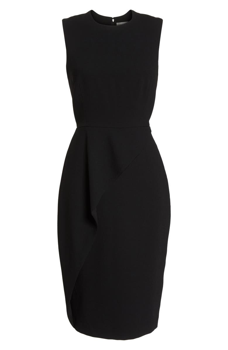 Eliza J Asymmetrical Ruffle Sheath Dress, Alternate, color,