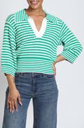 APNY V-Neck Polo Sweater