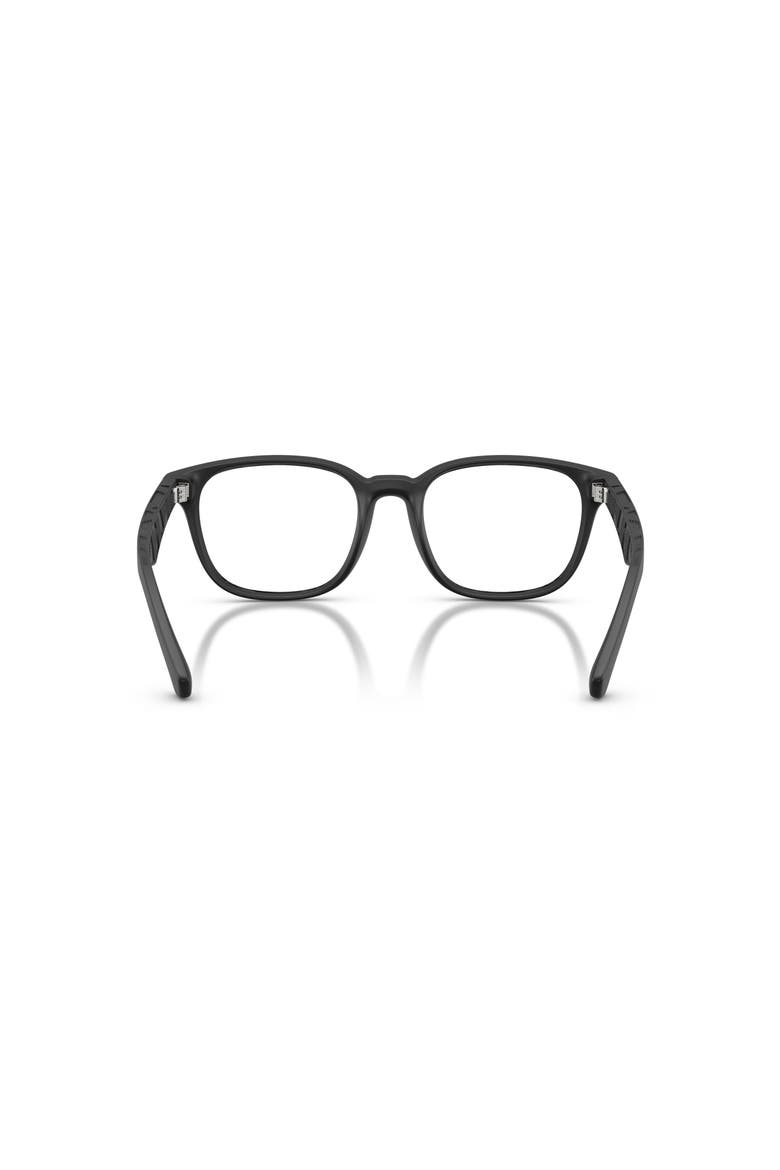 52mm Square optical glasses, Alternate, color, Black