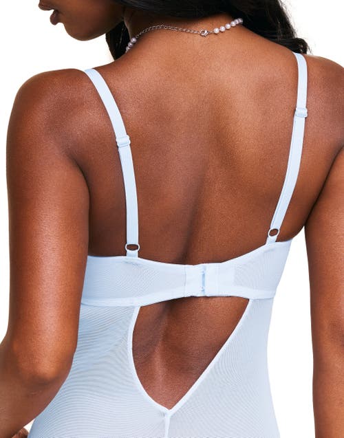 Shop Adore Me Sirena Bodysuit Lingerie In Medium Blue