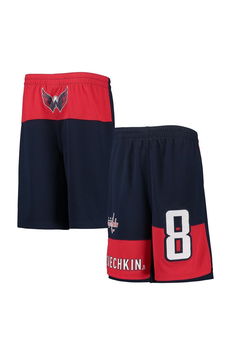 Outerstuff Youth Alexander Ovechkin Navy Washington Capitals Pandemonium Name & Number Shorts, Main, color, Navy