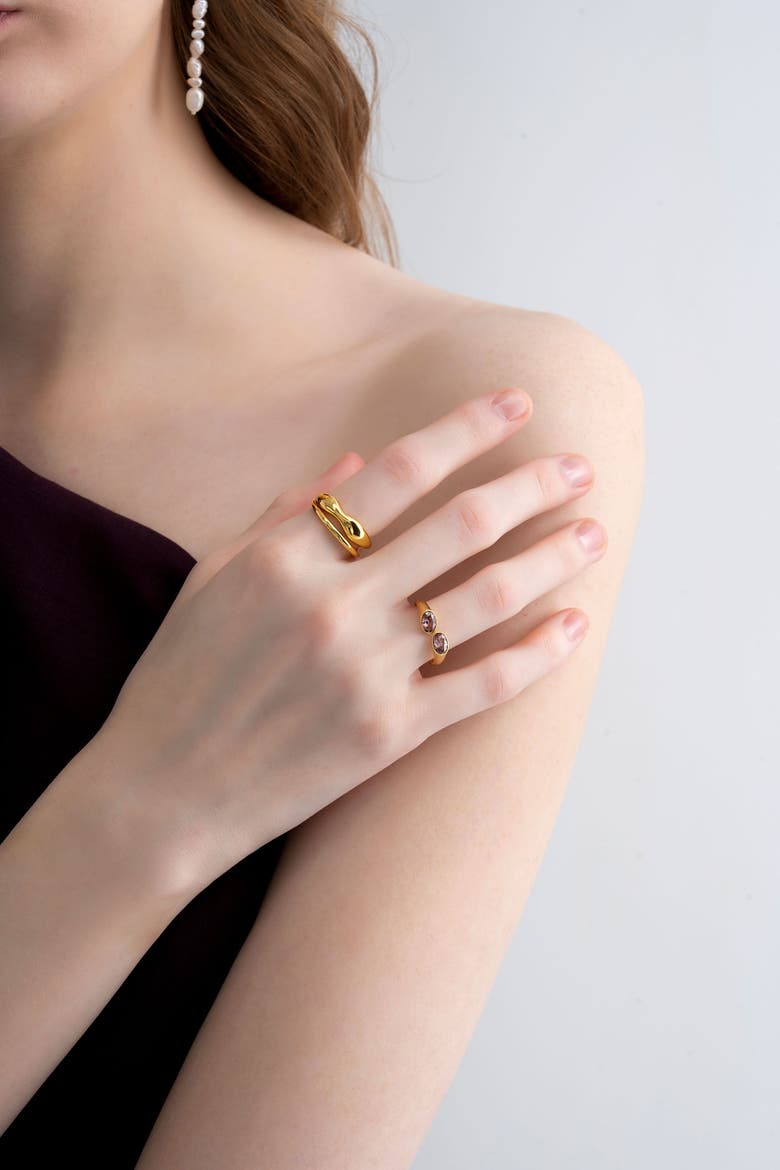 Flow Ring, Alternate, color, Gold