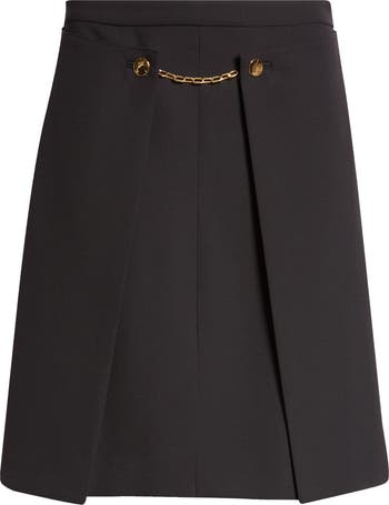 【関税&送料込】Ganni Drawstring Skirt Ganni Chain Detail Layered Twill Skirt | Nordstrom
