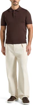 Manière De Voir Bryn Luxe Knitted Polo Top