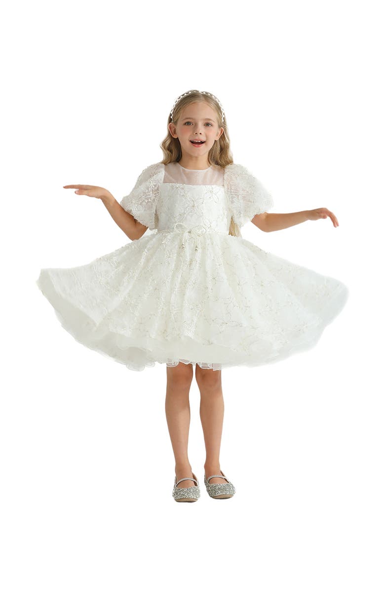 Tulleen Wynfair Dress, Alternate, color, White