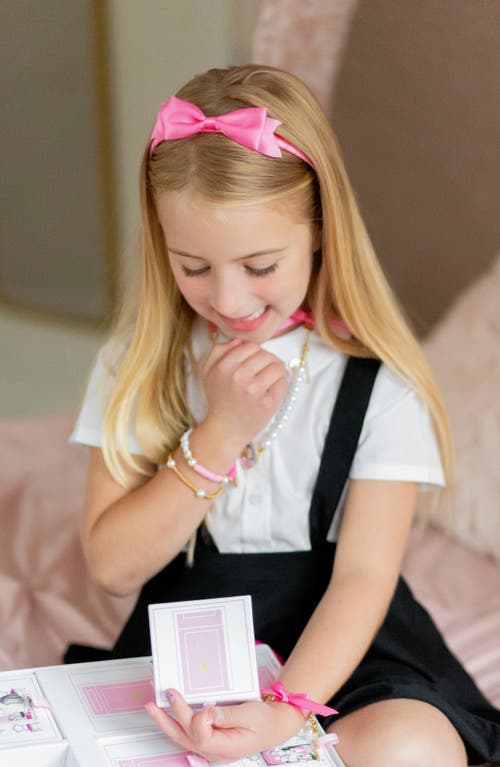 Bits & Bows Eloise Signature Bow Headband In Pink