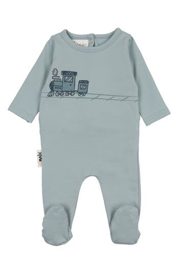 Maniere Manière Choo Choo Footie In Blue