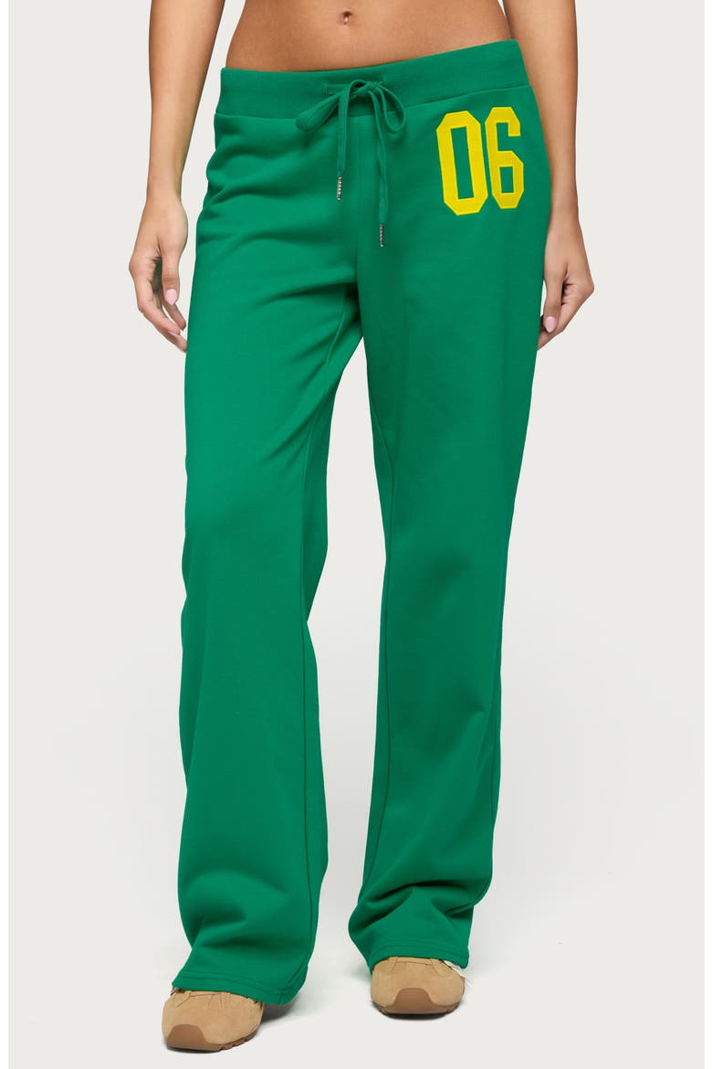 '06 Cotton Blend Sweatpants, Main, color, GREEN