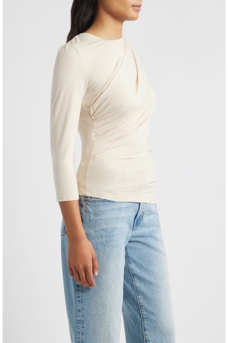 Shoulder Twist Top, Alternate, color, SAND